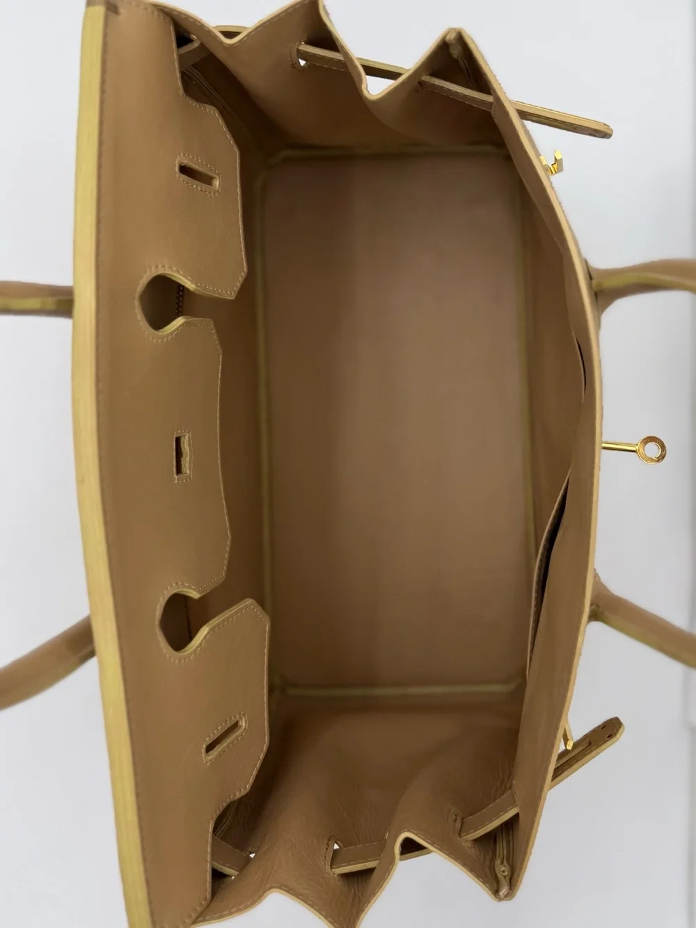 🇮🇹HIGH-CLASS by Claudio Budel 1971 MILANO 35 Bag in Beige • Made in ITALY - Picture 13 of 16